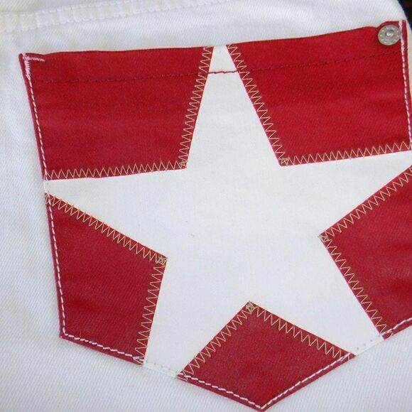 American Idol STAR white jeans shorts NWT - Picture 3 of 4